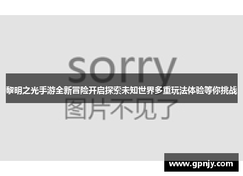 黎明之光手游全新冒险开启探索未知世界多重玩法体验等你挑战